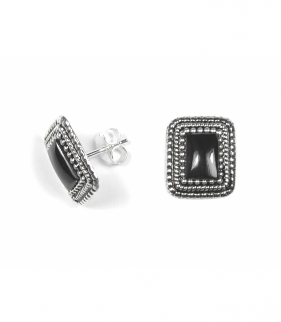 Pendiente Plata Esmalte