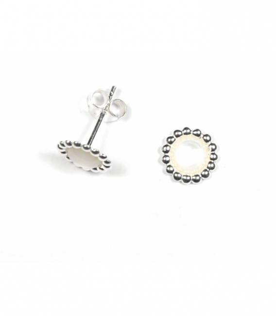 Pendiente Plata Esmalte