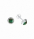 Boucles d'oreilles Argent Pierre 7mm. Prix paire
