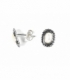 Pendiente Plata Esmalte10mm. Precio par