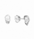 Boucles d’oreilles Argent Tête de Mort. Prix Paire