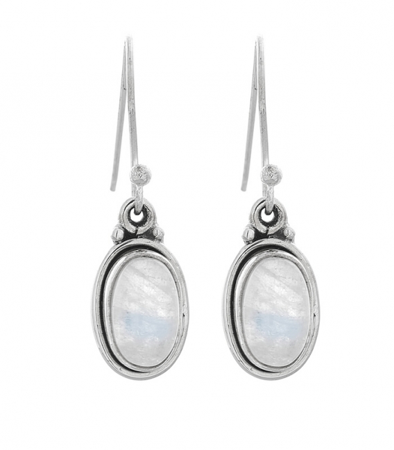 Pendiente Plata Piedras 1,45cm. Precio par
