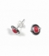 Pendiente Plata Esmalte10mm. Precio par