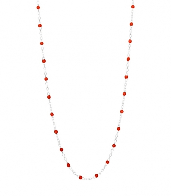 Collier Argent Email 38+5cm