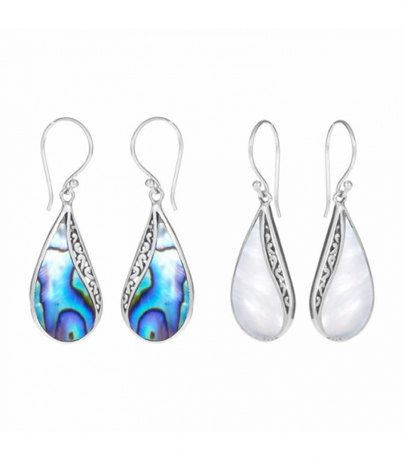Boucles d'oreilles Argent Minéraux Prix paire