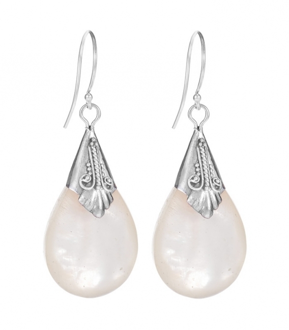 Pendiente Plata Nacar Filigrana. Precio Par