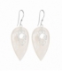 Boucle d'oreille Argent Filigrane Nacre. Prix Paire