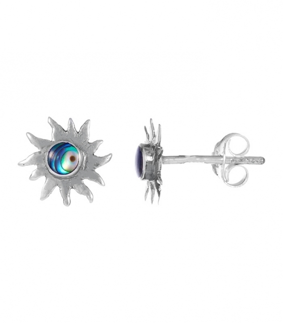 Pendiente Plata Sol Minerales Precio par