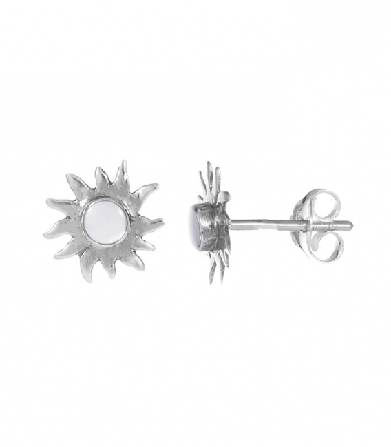 Pendiente Plata Sol Minerales Precio par