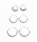 Aro Plata Bolas (3mm) Precio par