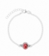 Pulsera Plata Piedra 15+4cm