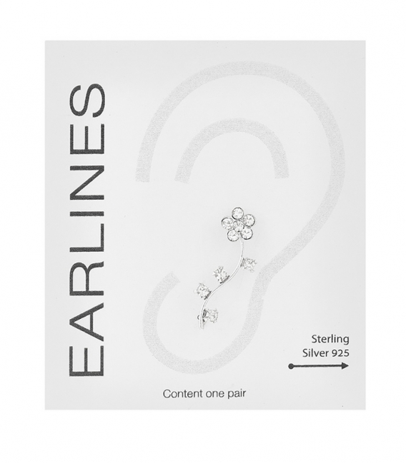 Boucles d'oreilles Argent Grimpeur Zirconiums Prix Paire