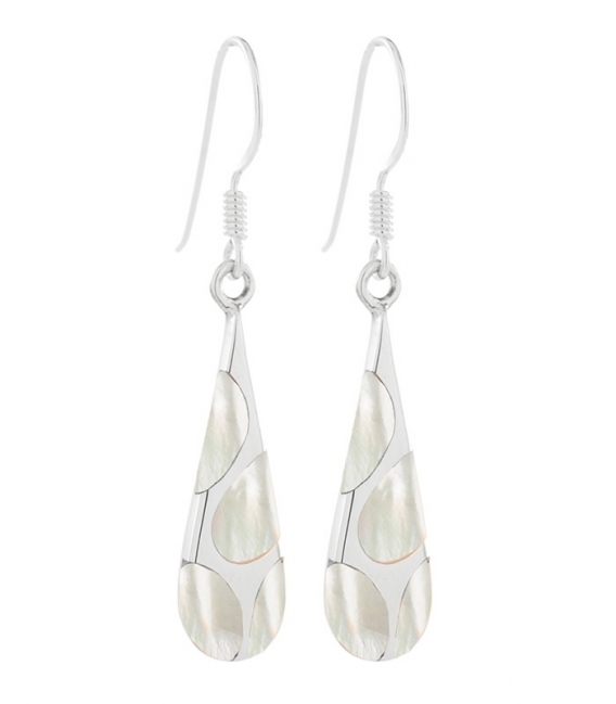 Pendiente Plata Piedras 2.4cm Precio Par