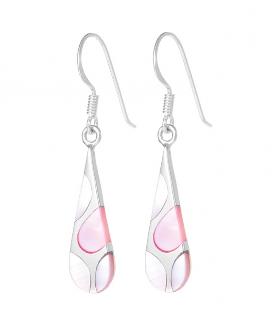 Pendiente Plata Piedras 2.4cm Precio Par