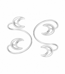Cartilage Argent Lunes Prix Paire