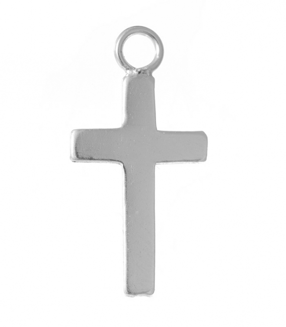 Perle Argent Croix