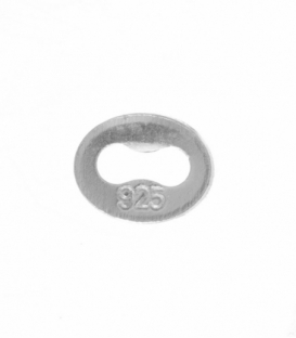 Chapa Plata Cadena 925