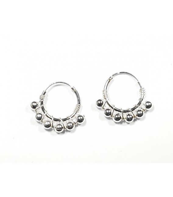 Aro Plata Bolas (3mm) Precio par