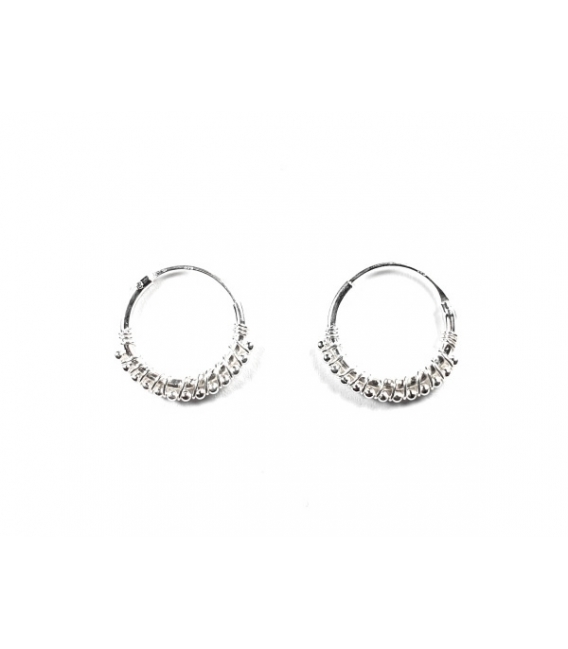 Aro Plata Bolas (1.2mm) Precio par