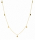 Collier Argent 9 Plaques 38+3cm Recouvert