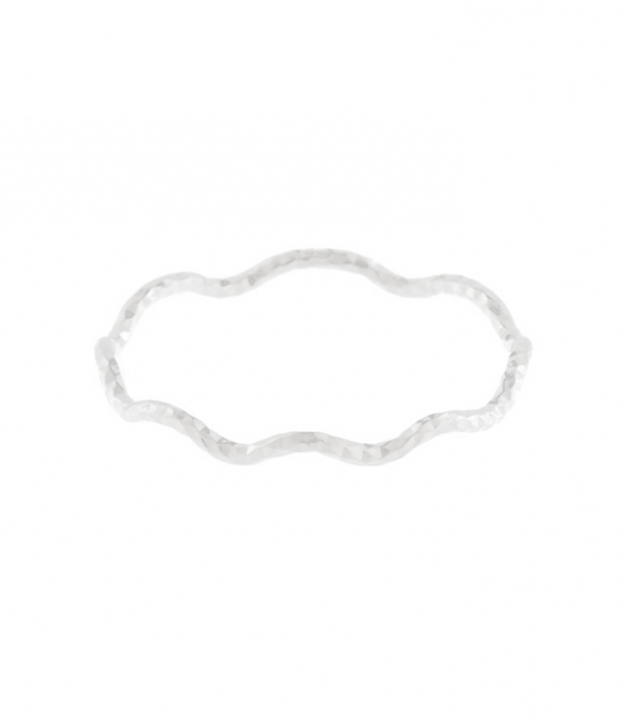 Anillo Plata Ondas Labrado 1.95mm