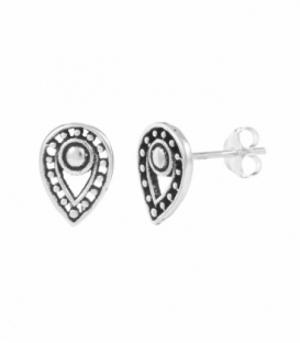 Pendiente Plata Lagrima Precio Par