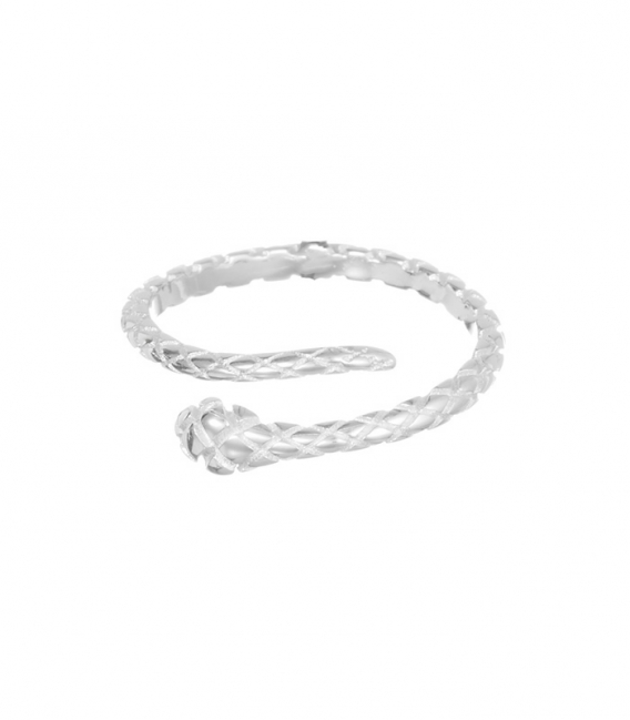 Anillo Plata Serpiente