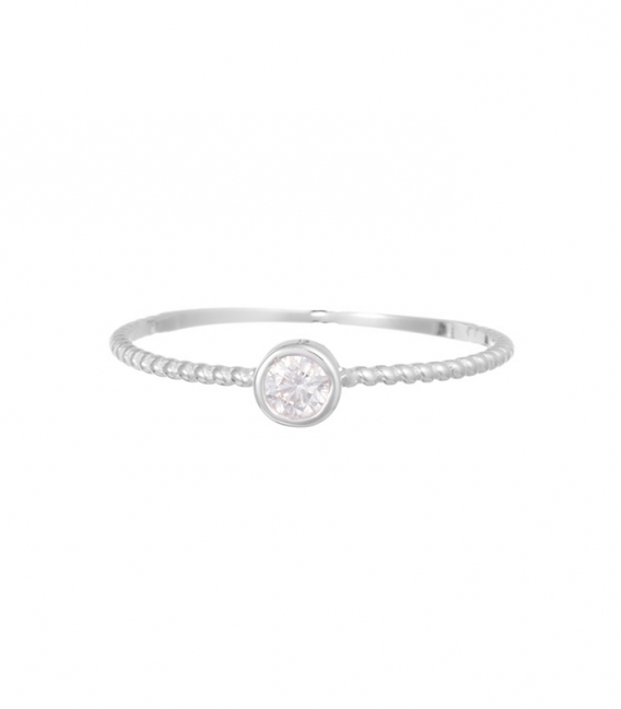 Bague Argent Zirconium