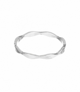 Anillo Plata Ondas