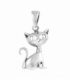 Colgante Plata Gato 20mm
