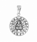 Colgante Plata Buda Ø16.5mm