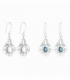 Pendiente Plata Filigrana Minerales Precio par