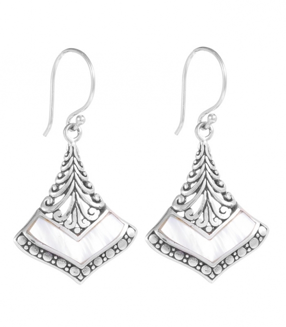 Pendiente Plata Filigrana Minerales Precio Par