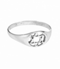 Bague Argent Étoile de David