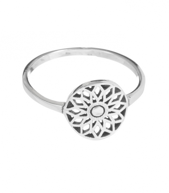 Bague Argent Mandala