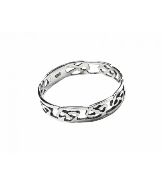 Anillo Plata Tribal Calado