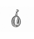 Colgante Plata Concha 19mm