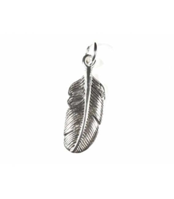 Colgante Plata Pluma 24mm