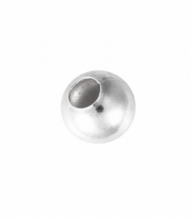 Boule Argent 4mm Trou 1.7mm