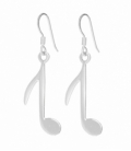 Pendiente Plata Corchea. Precio Par