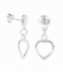 Boucles d'oreilles Argent Cœur Prix Paire