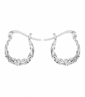 Pendiente Plata Filigranas 16mm Precio Par