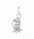 Colgante Plata Pulpo 10mm