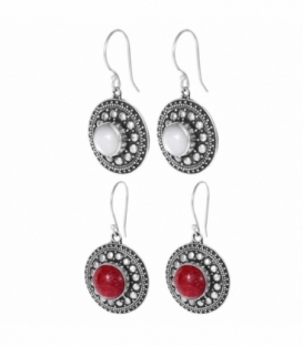 Boucle d'oreille Vieil Argent Prix Paire