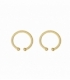 Créoles Argent clip 10mm Recouverte Prix Paire