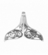 Pendentif Argent Queue Baleine 2 X 28mm