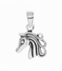 Pendentif Argent Tête de Cheval 20mm