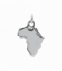 Colgante Plata Mapa Africa 17mm