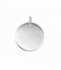 Pendentif Argent Plaque 12mm