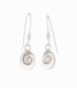 Pendiente Plata Ojo Shiva 10.5mm. Precio Par